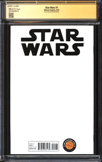 Star Wars (2015) #1 The Cargo Hold Sketch Edition CGC x JSA Signature Series 9.8 NM/MT Signed J. Scott Campbell