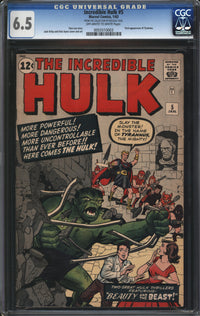 Incredible Hulk (1962) #  5 From The Collection Of Nicolas Cage CGC 6.5 FN+