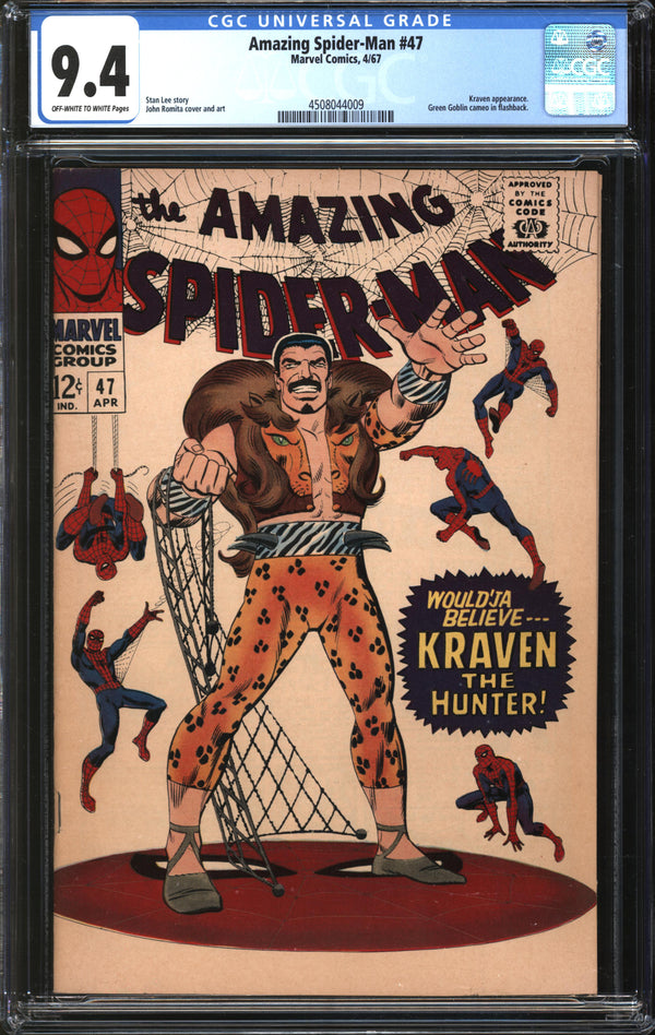 Amazing Spider-Man (1963) # 47 CGC 9.4 NM