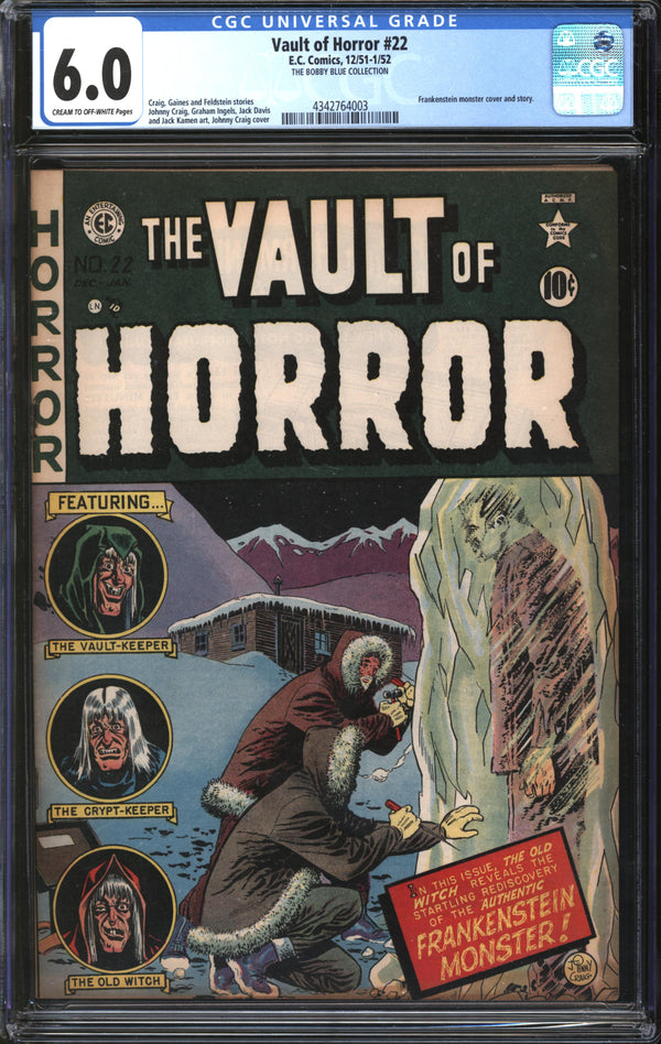 Vault Of Horror (1950) #22 CGC 6.0 FN