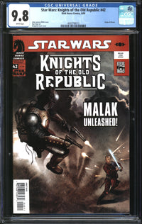 Star Wars: Knights Of The Old Republic (2006) #42 CGC 9.8 NM/MT
