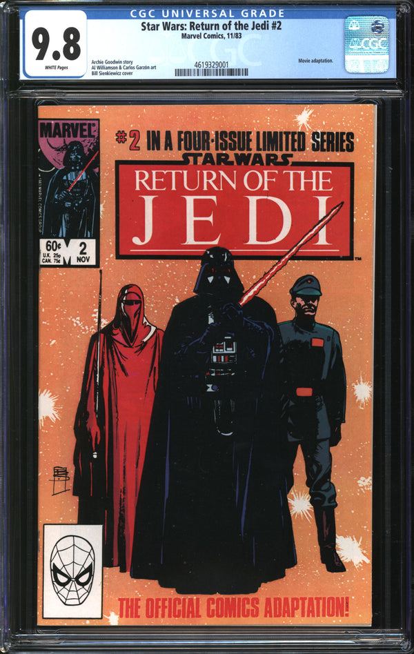 Star Wars: Return Of The Jedi (1983) #2 CGC 9.8 NM/MT