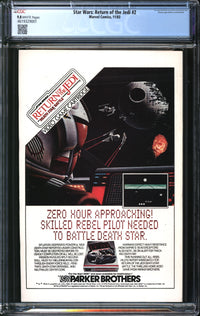 Star Wars: Return Of The Jedi (1983) #2 CGC 9.8 NM/MT
