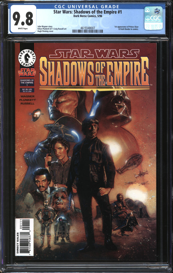 Star Wars: Shadows Of The Empire (1996) #1 CGC 9.8 NM/MT