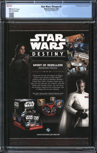 Star Wars: Thrawn (2018) #1 Action Figure Variant Cover CGC 9.8 NM/MT