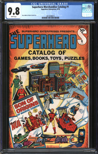 Superhero Merchandise Catalog (1986) #1 CGC 9.8 NM/MT