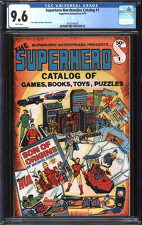 Superhero Merchandise Catalog (1986) #1 CGC 9.6 NM+