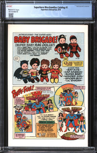 Superhero Merchandise Catalog (1986) #1 CGC 9.6 NM+