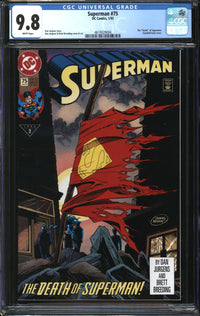 Superman (1987) # 75 CGC 9.8 NM/MT