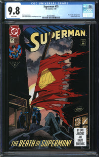 Superman (1987) # 75 CGC 9.8 NM/MT