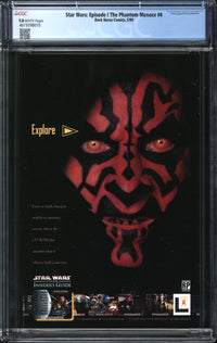 Star Wars: Episode I - The Phantom Menace (1999) #4 CGC 9.8 NM/MT