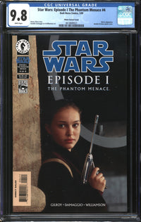 Star Wars: Episode I - The Phantom Menace (1999) #4 Photo Variant Cover CGC 9.8 NM/MT