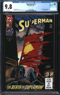 Superman (1987) # 75 CGC 9.8 NM/MT