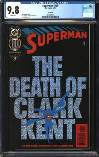 Superman (1987) #100 CGC 9.8 NM/MT