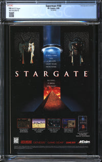 Superman (1987) #100 CGC 9.8 NM/MT