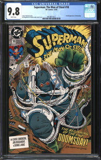 Superman: The Man Of Steel (1991) #18 CGC 9.8 NM/MT