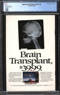 Superman: The Man Of Steel (1991) #18 CGC 9.8 NM/MT