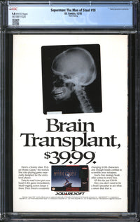 Superman: The Man Of Steel (1991) #18 Third Printing CGC 9.8 NM/MT