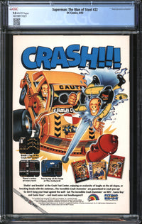 Superman: The Man Of Steel (1991) #22 Newsstand Edition CGC 9.8 NM/MT