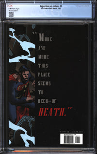 Superman Vs. Aliens (1995) #1 CGC 9.8 NM/MT