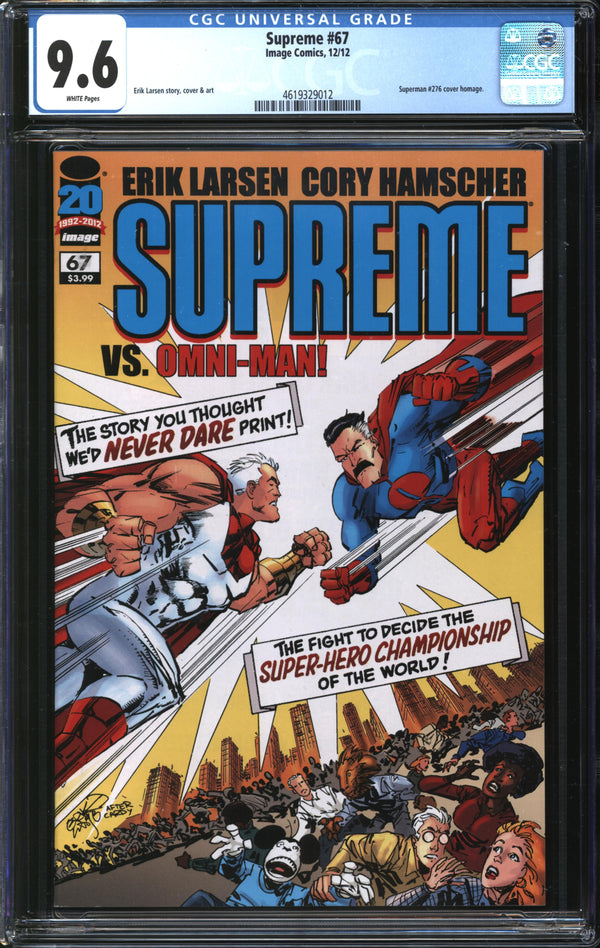 Supreme (2012) #67 CGC 9.6 NM+