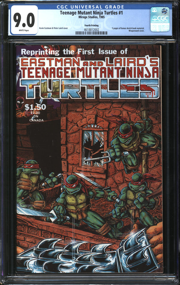Teenage Mutant Ninja Turtles (1984) # 1 Fourth Printing CGC 9.0 VF/NM