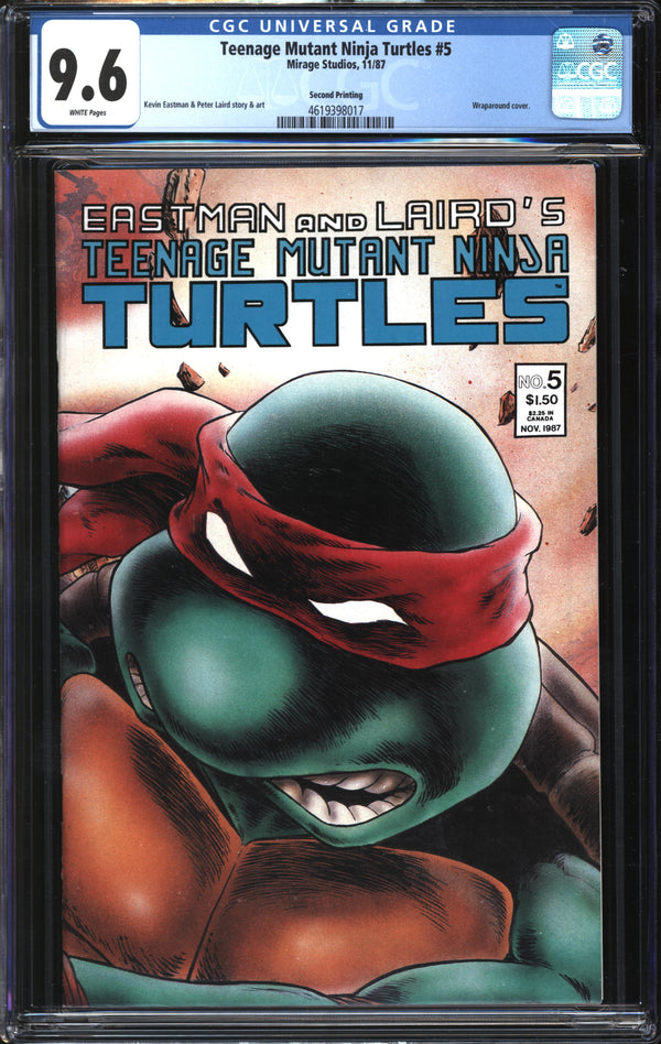 Teenage Mutant Ninja Turtles (1984) # 5 Second Printing CGC 9.6 NM+