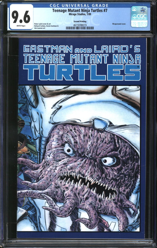Teenage Mutant Ninja Turtles (1984) # 7 Second Printing CGC 9.6 NM+