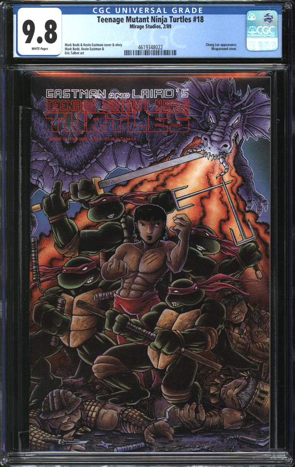Teenage Mutant Ninja Turtles (1984) #18 CGC 9.8 NM/MT