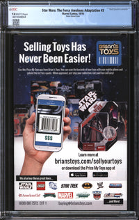 Star Wars: The Force Awakens Adaptation (2016) #3 Movie Variant Cover CGC 9.8 NM/MT