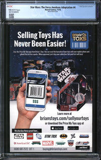 Star Wars: The Force Awakens Adaptation (2016) #4 Movie Variant Cover CGC 9.8 NM/MT