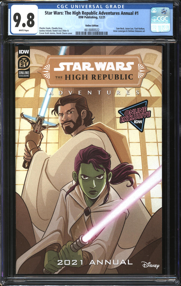 Star Wars: The High Republic Adventures Annual (2021) #1 Online Edition CGC 9.8 NM/MT