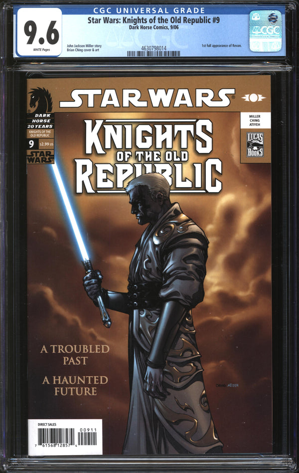 Star Wars: Knights Of The Old Republic (2006) # 9 CGC 9.6 NM+