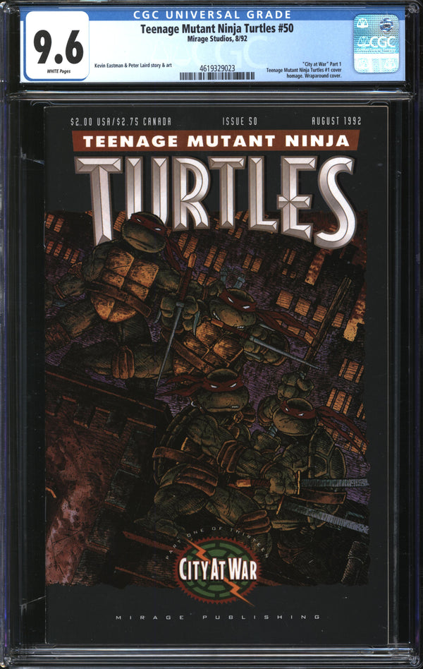 Teenage Mutant Ninja Turtles (1984) #50 CGC 9.6 NM+