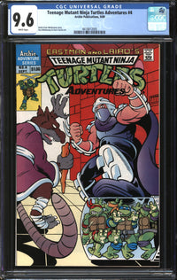 Teenage Mutant Ninja Turtles Adventures (1989) # 4 CGC 9.6 NM+