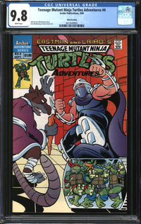 Teenage Mutant Ninja Turtles Adventures (1989) # 4 Third Printing CGC 9.8 NM/MT