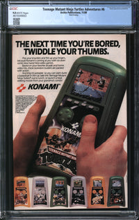 Teenage Mutant Ninja Turtles Adventures (1989) # 6 Third Printing CGC 9.8 NM/MT