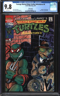 Teenage Mutant Ninja Turtles Adventures (1989) # 9 Third Printing CGC 9.8 NM/MT