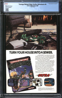 Teenage Mutant Ninja Turtles Adventures (1989) # 4 Third Printing CGC 9.8 NM/MT