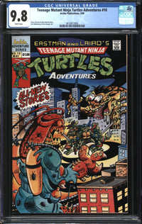 Teenage Mutant Ninja Turtles Adventures (1989) #10 CGC 9.8 NM/MT