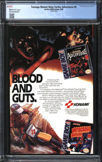 Teenage Mutant Ninja Turtles Adventures (1989) # 9 Third Printing CGC 9.8 NM/MT