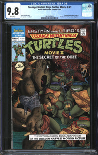 Teenage Mutant Ninja Turtles Movie II: The Secret Of The Ooze (1991) #1 CGC 9.8 NM/MT
