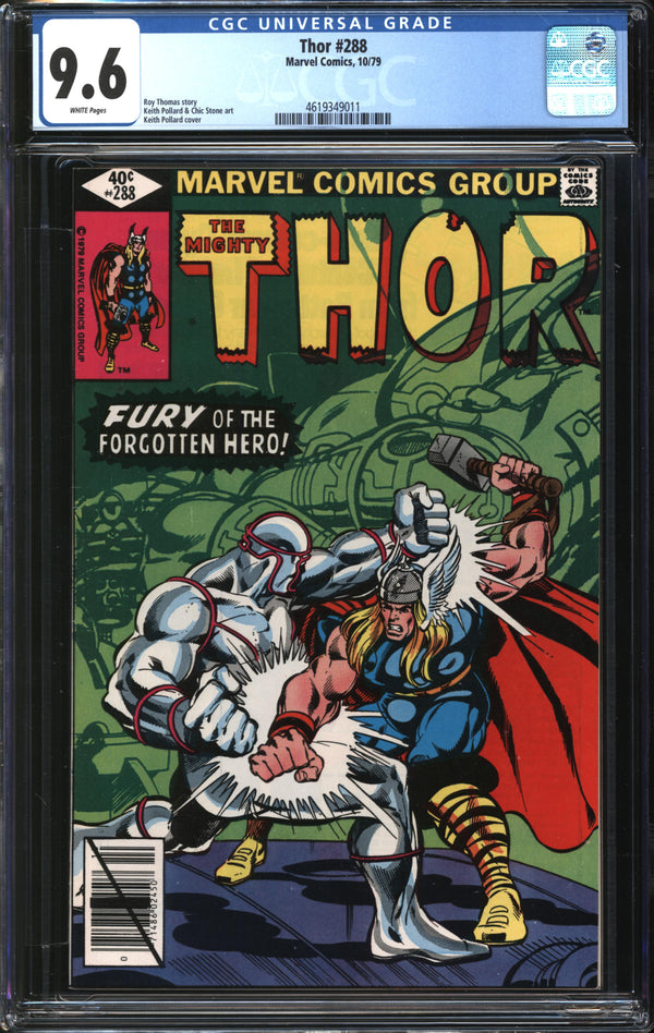 Thor (1966) #288 CGC 9.6 NM+