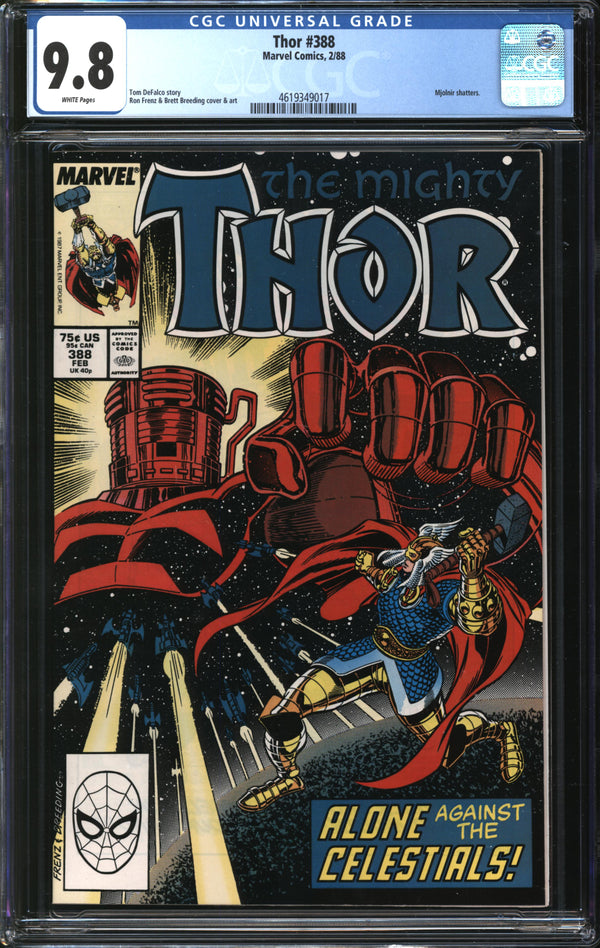 Thor (1966) #388 CGC 9.8 NM/MT