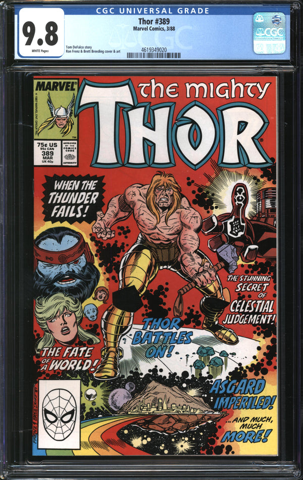 Thor (1966) #389 CGC 9.8 NM/MT