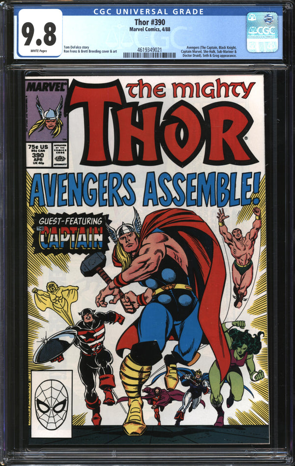 Thor (1966) #390 CGC 9.8 NM/MT