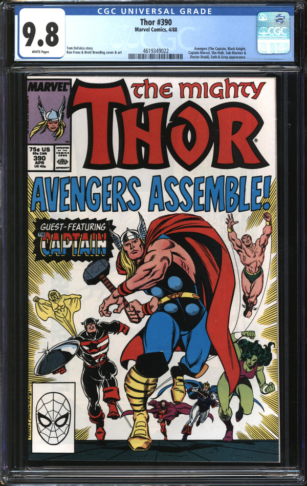 Thor (1966) #390 CGC 9.8 NM/MT