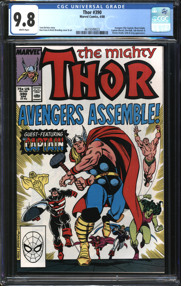 Thor (1966) #390 CGC 9.8 NM/MT