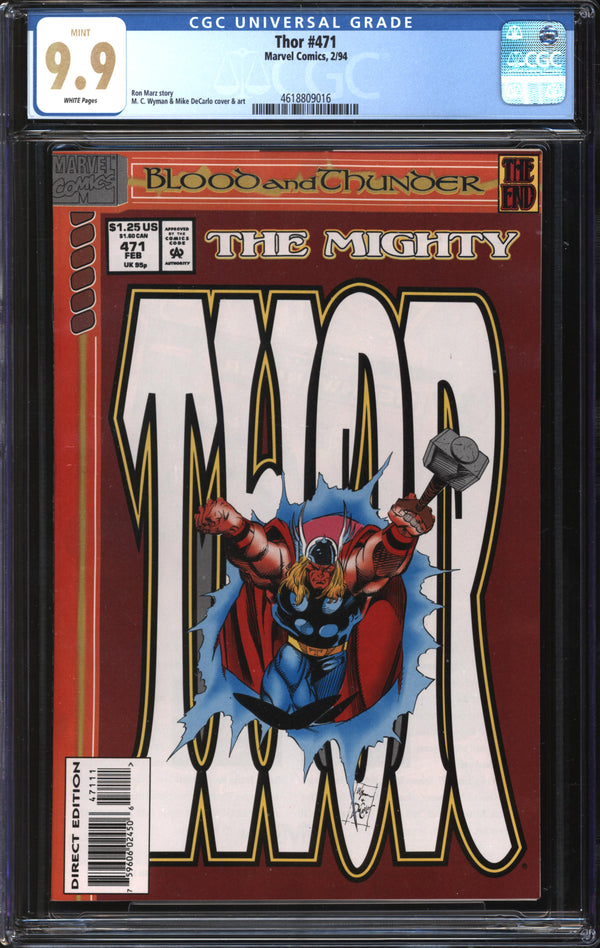 Thor (1966) #471 CGC 9.9 MINT