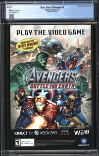 Thor: God Of Thunder (2013) #1 Joe Quesada Sketch Cover CGC 9.8 NM/MT